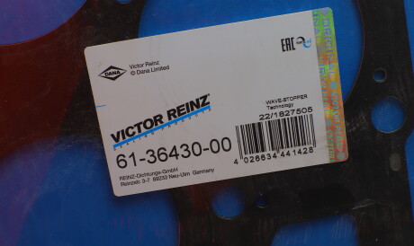 Фото 3 - Прокладка ГБК блока циліндрів VICTOR REINZ 61-36430-00 (613643000)