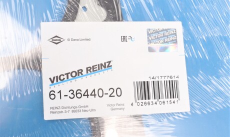 Фото 2 - Прокладка ГБК блока циліндрів VICTOR REINZ 613644020
