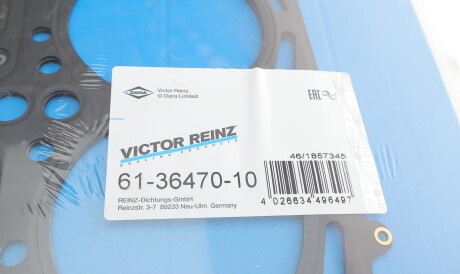 Фото 2 - Прокладка ГБК блока циліндрів VICTOR REINZ 61-36470-10 (613647010)