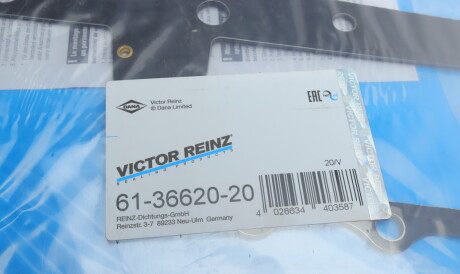 Фото 2 - Прокладка ГБК блока циліндрів VICTOR REINZ 61-36620-20 (613662020)