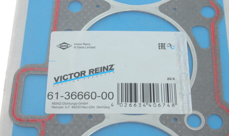 Фото 2 - Прокладка ГБЦ головки блока VICTOR REINZ 61-36660-00