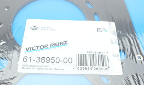 Фото 2 - Прокладка ГБК блока циліндрів VICTOR REINZ 61-36950-00 (613695000)