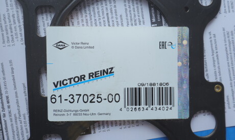 Фото 2 - Прокладка ГБЦ головки блока VICTOR REINZ 61-37025-00 (613702500)