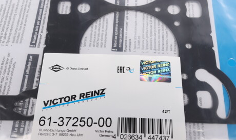 Фото 2 - Прокладка ГБЦ головки блока VICTOR REINZ 61-37250-00 (613725000)