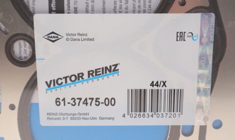 Фото 2 - Прокладка ГБК блока циліндрів VICTOR REINZ 61-37475-00 (613747500)