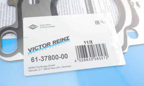 Фото 2 - Прокладка ГБК блока циліндрів VICTOR REINZ 61-37800-00 (613780000)