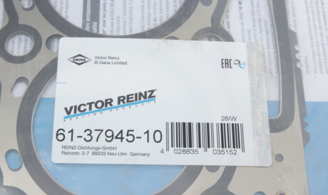 Фото 2 - Прокладка ГБЦ головки блока VICTOR REINZ 61-37945-10 (613794510)