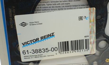 Фото 2 - Прокладка ГБЦ головки блока VICTOR REINZ 613883500