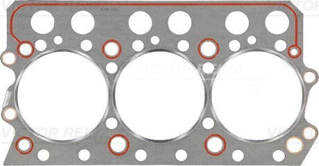 Прокладка ГБЦ (діаметр: 121,5мм) MASSEY FERGUSON 360, 3680, 3690 VALMET 355, 455, 505, 515, 555, 602, 604, 604 T, 605, 612, 615, 8300, 8600, 905 - VICTOR REINZ 614195000