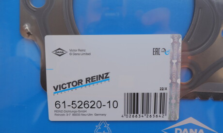 Фото 2 - Прокладка ГБК блока циліндрів VICTOR REINZ 61-52620-10 (615262010)