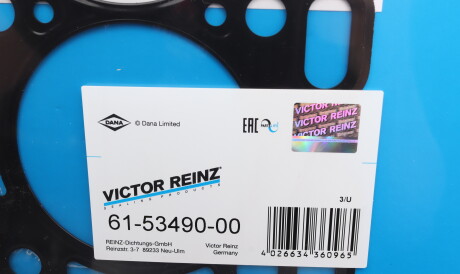 Фото 2 - Прокладка ГБК блока циліндрів VICTOR REINZ 61-53490-00 (615349000)
