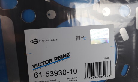 Фото 2 - Прокладка ГБК блока циліндрів VICTOR REINZ 61-53930-10 (615393010)
