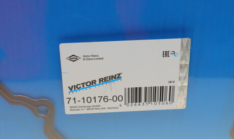 Фото 2 - Прокладка VICTOR REINZ 71-10176-00 (711017600)