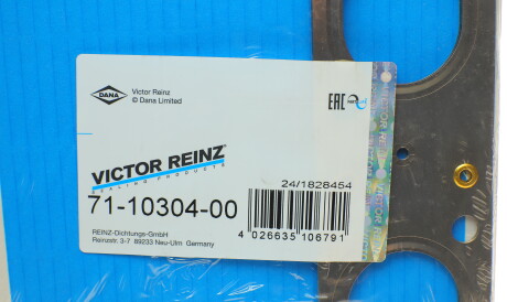 Фото 2 - Прокладка выпускного коллектора VICTOR REINZ 71-10304-00