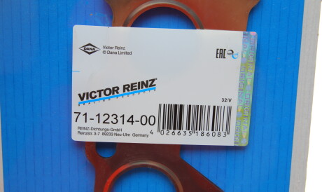 Фото 2 - Прокладка випускного колектора VICTOR REINZ 71-12314-00 (711231400)