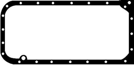 Прокладка масляного піддону (папір) FENDT 204 P FARMER, 204 PA FARMER, 204 S FARMER, 204 V FARMER, 204 VA FARMER, 205 P FARMER, 205 PA FARMER, 208 FA FARMER, 208 PA FARMER, 208 S FARMER - VICTOR REINZ 712056600