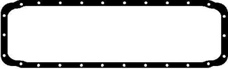 Прокладка масляного піддону (папір) AGCO R60, R62, R72 DEUTZ FAHR M 1620 H, M 35.80 HYDROMAT, M 36.10 HYDROMAT, M 36.30 HYDROMAT, MH 650, SFH 3008, SFH 3008 A, 4080 H, 4080 HTS, 4090 H - VICTOR REINZ 712210520