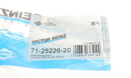 Фото 3 - Прокладка выпускного коллектора VICTOR REINZ 71-25226-20 (712522620)