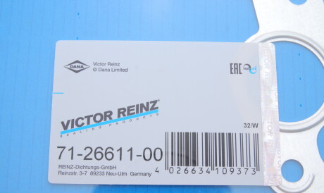 Фото 2 - Прокладка випускного колектора VICTOR REINZ 71-26611-00 (712661100)