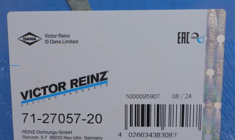 Фото 2 - Прокладка впускного коллектора VICTOR REINZ 71-27057-20 (712705720)