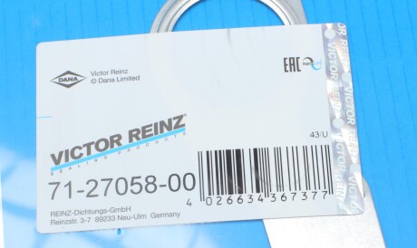 Фото 2 - Прокладка випускного колектора VICTOR REINZ 71-27058-00 (712705800)