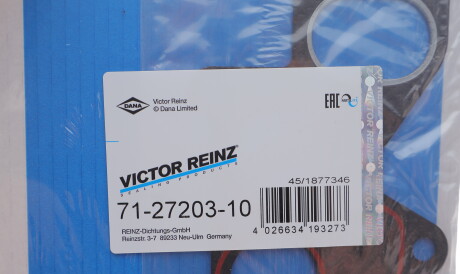 Фото 2 - Прокладка VICTOR REINZ 71-27203-10