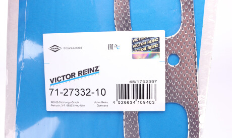 Фото 2 - Прокладка выпускного коллектора VICTOR REINZ 71-27332-10 (712733210)