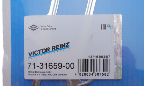 Фото 2 - Прокладка выпускного коллектора VICTOR REINZ 71-31659-00 (713165900)