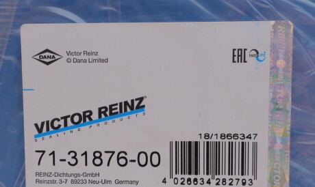Фото 2 - Прокладки VICTOR REINZ 71-31876-00