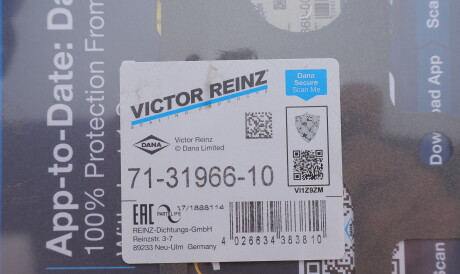 Фото 2 - Прокладка впускного коллектора VICTOR REINZ 71-31966-10 (713196610)