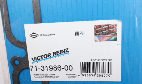Фото 2 - Прокладка впускного колектора VICTOR REINZ 71-31986-00 (713198600)
