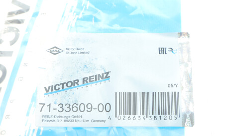 Фото 2 - Прокладка выпускного коллектора VICTOR REINZ 71-33609-00 (713360900)