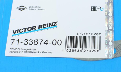 Фото 2 - Прокладки VICTOR REINZ 71-33674-00 (713367400)