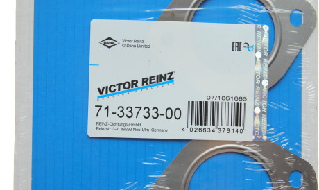 Фото 2 - Прокладка выпускного коллектора VICTOR REINZ 71-33733-00 (713373300)