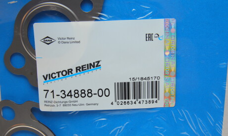Фото 2 - Прокладка выпускного коллектора VICTOR REINZ 71-34888-00 (713488800)