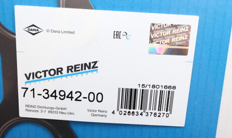 Фото 2 - Прокладка випускного колектора VICTOR REINZ 71-34942-00 (713494200)