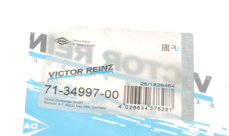 Фото 2 - Прокладка впускного коллектора VICTOR REINZ 71-34997-00 (713499700)
