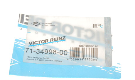 Фото 2 - Прокладка впускного колектора VICTOR REINZ 71-34998-00 (713499800)