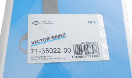 Фото 2 - Прокладка випускного колектора VICTOR REINZ 71-35022-00 (713502200)