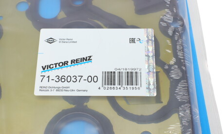 Фото 2 - Прокладка клапанної кришки VICTOR REINZ 71-36037-00 (713603700)
