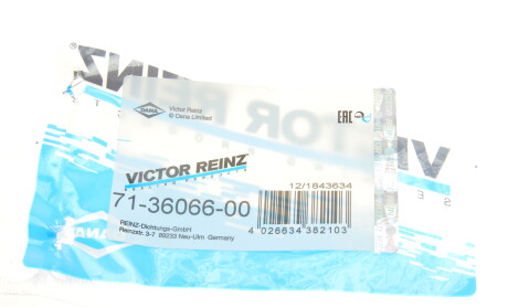 Фото 4 - Прокладка впускного коллектора VICTOR REINZ 71-36066-00 (713606600)
