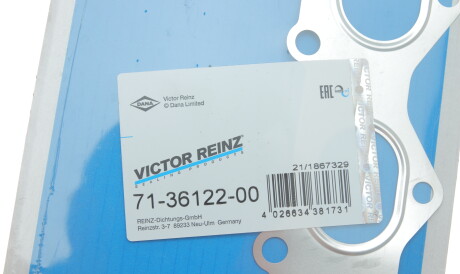 Фото 2 - Прокладка выпускного коллектора VICTOR REINZ 71-36122-00 (713612200)