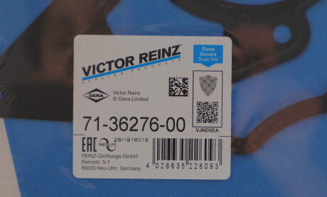 Фото 2 - Автозапчастина VICTOR REINZ 71-36276-00 (713627600)