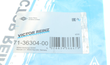 Фото 2 - Прокладка выпускного коллектора VICTOR REINZ 71-36304-00 (713630400)