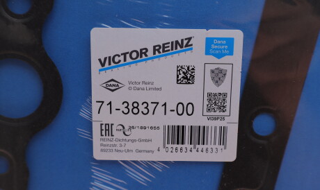 Фото 2 - Прокладка клапанної кришки VICTOR REINZ 71-38371-00 (713837100)