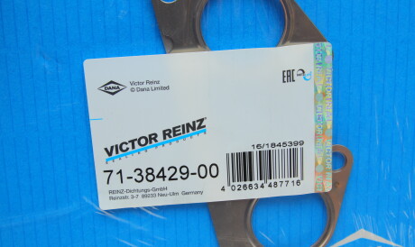 Фото 2 - Прокладка выпускного коллектора VICTOR REINZ 71-38429-00 (713842900)