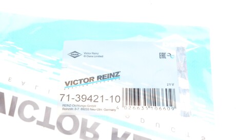 Фото 2 - Прокладка выпускного коллектора VICTOR REINZ 71-39421-10 (713942110)