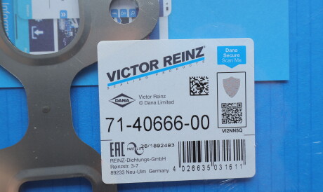 Фото 2 - Прокладка випускного колектора VICTOR REINZ 71-40666-00 (714066600)