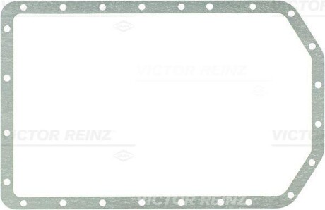 Прокладка масляного піддону (метал) JOHN DEERE 6059T - DSPG 6068T - DSPG CLAAS 616, 656, 696, 816, 826, 836 INGERSOLL RAND P130WJD, P160WJD, P175WJD JOHN DEERE 1040, 1040V, 1140, 1140A - VICTOR REINZ 714172400
