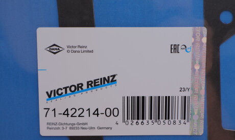 Фото 2 - Прокладка клапанной крышки VICTOR REINZ 71-42214-00